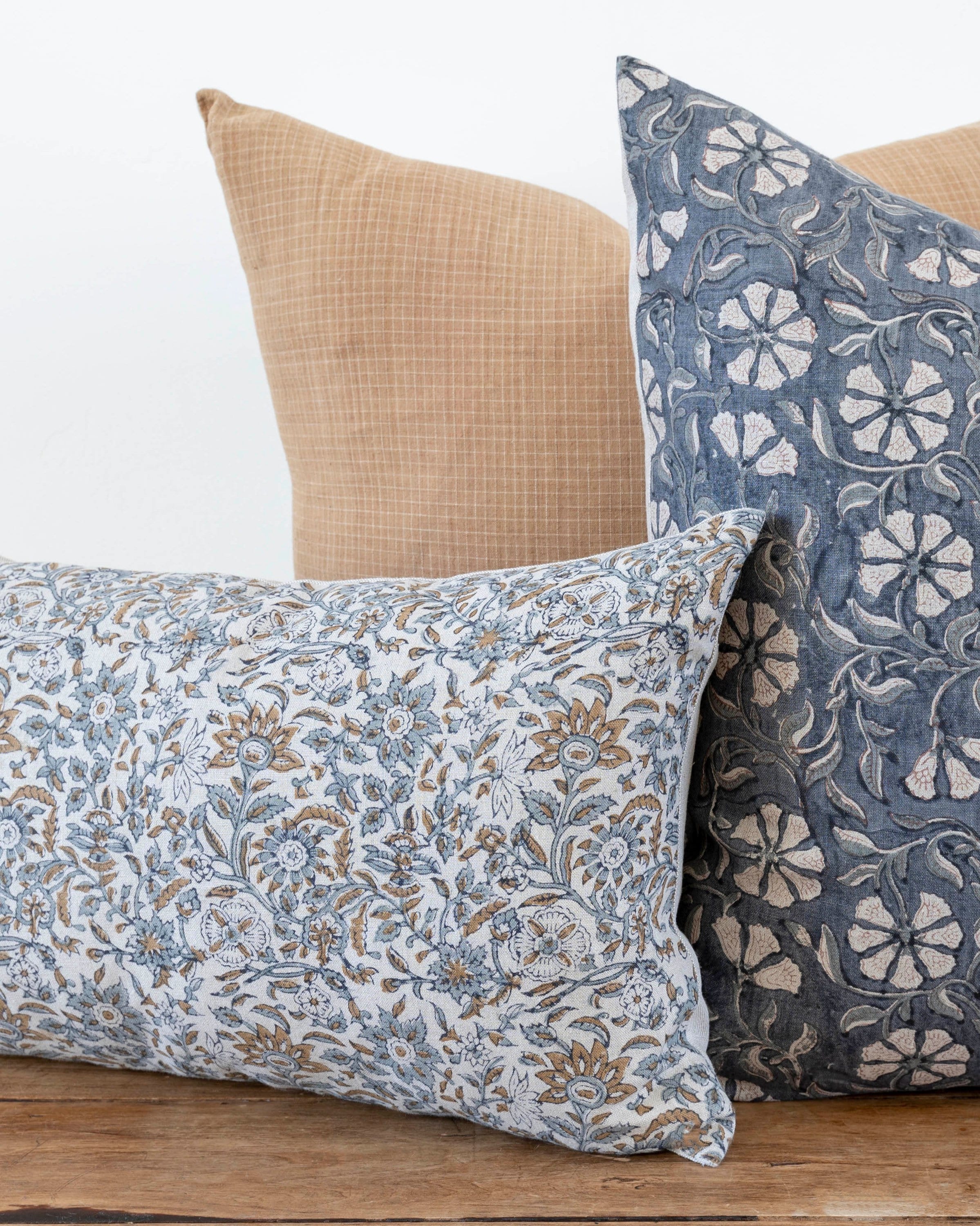 Stylish Visalia Kanan Floral Pillow Cover - Decorative Square Throw Pillow Case for Sofa, Bed & Home Decor - Perfect for Living Room, Bedroom & Farmhouse Style