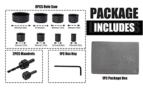 Professional 11-Piece Hole Saw Kit (3/4