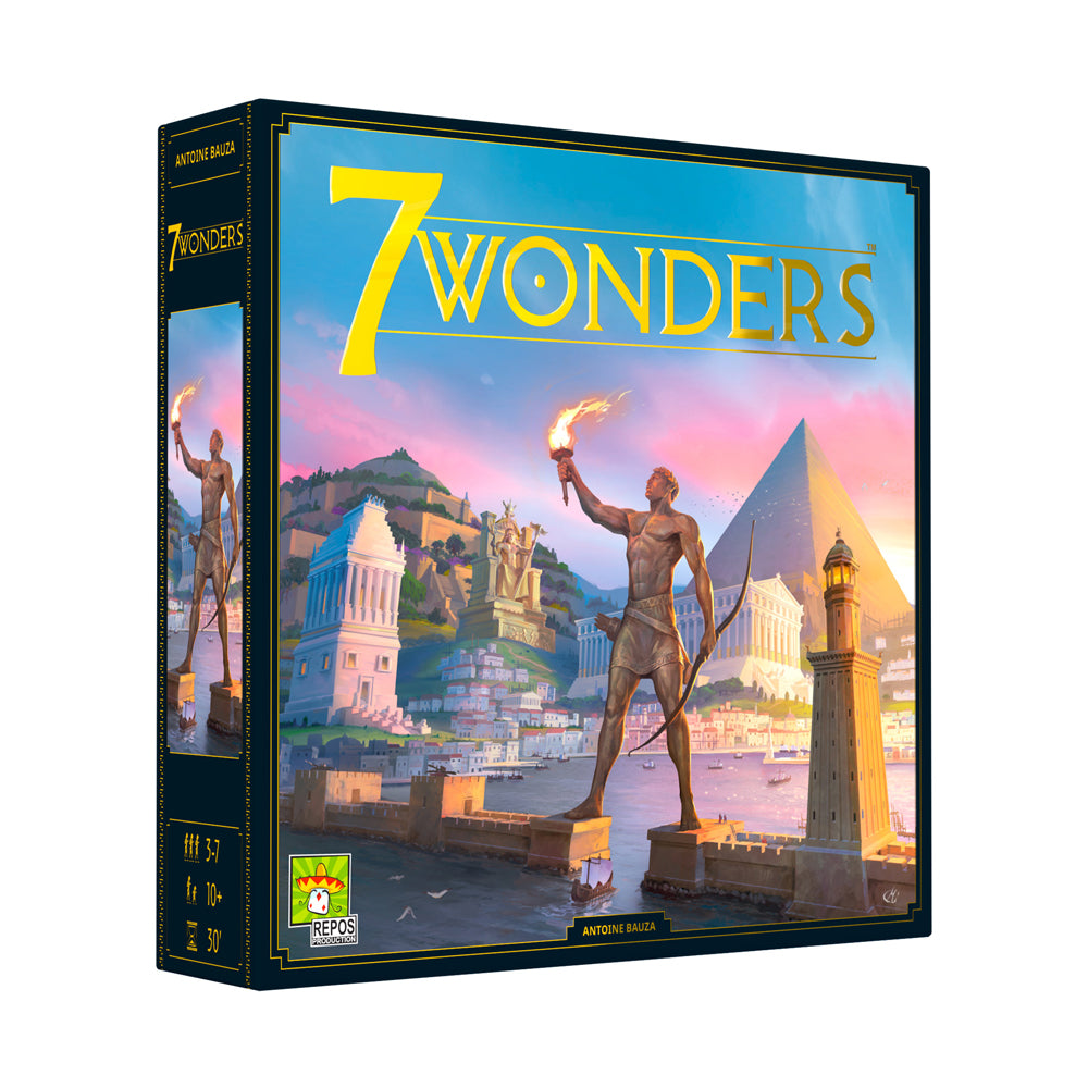 7 Wonders New Edition Strategy Board Game - Award-Winning Family & Party Game for Adults & Teens - Perfect for Game Nights & Social Gatherings