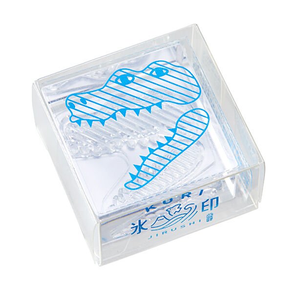 Kori Jirushi Large Ice Cube Stamp - Fun and Creative Ice Cube Maker for Cocktails, Drinks, and Parties - Hitotoki / King Jim Brand