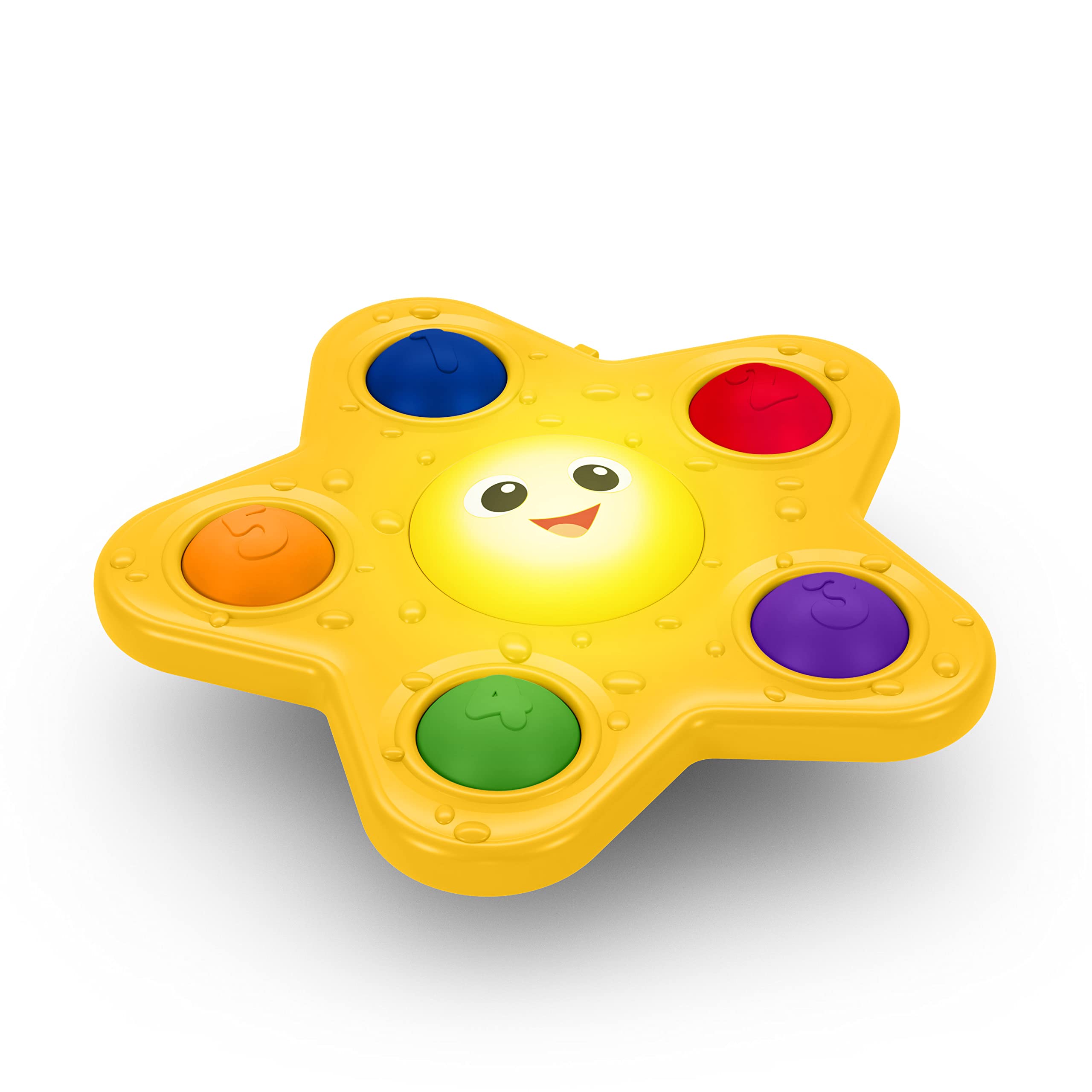 Baby Einstein Ocean Starfish Sensory Popper Toy - Glow & Pop for Babies 6+ Months, Perfect for Playtime & Learning
