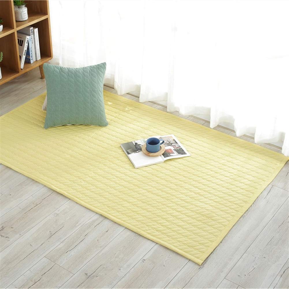 Premium Thick Tatami Bay Window Cushion - Soft Window Sill & Balcony Mat for Living Room & Dining Room - Yellow Seat Cover - Perfect for Reading Nooks, Sunbathing & Home Decor