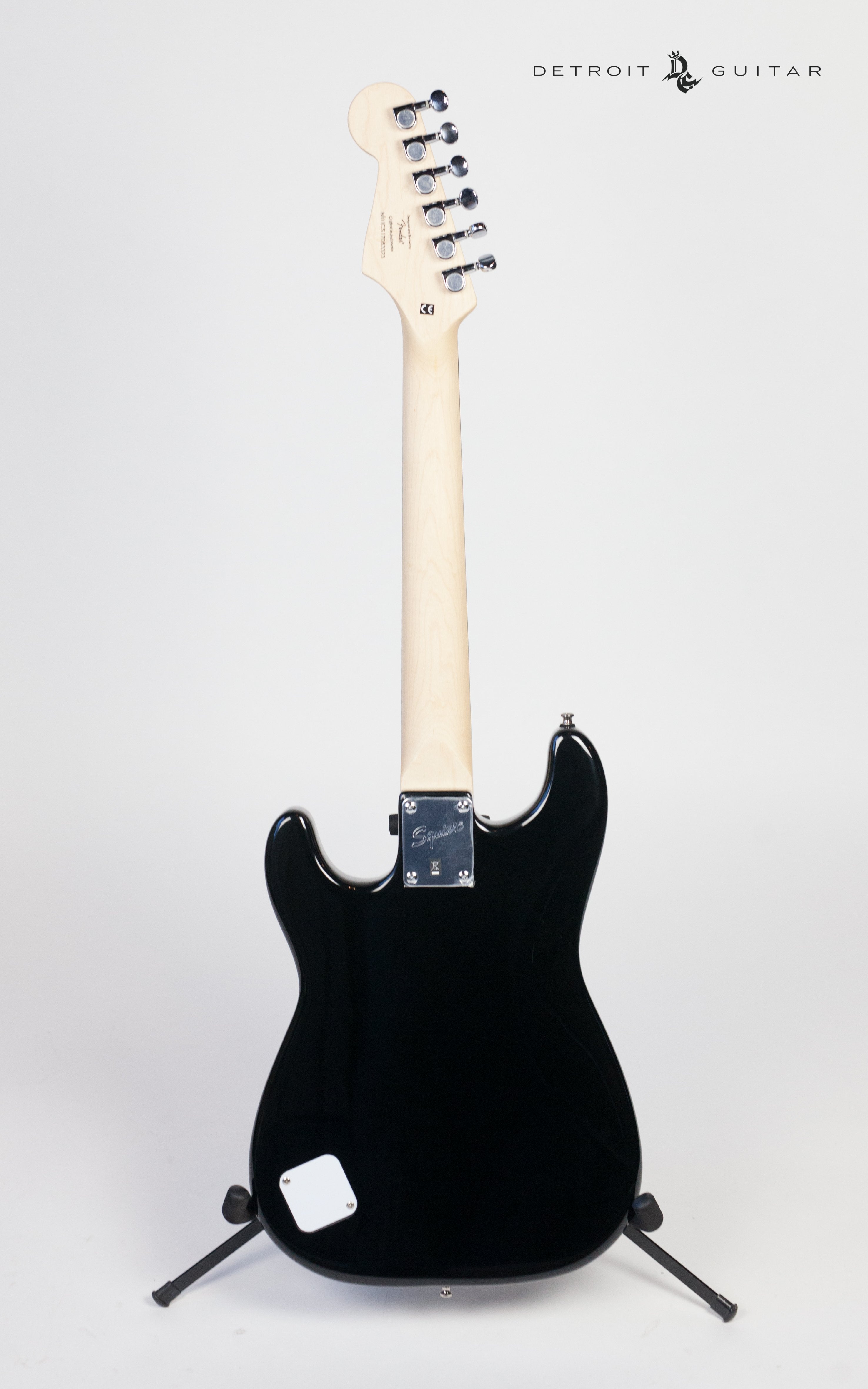 Squier Mini Stratocaster Electric Guitar - Black | Compact Size for Kids & Beginners | Perfect for Home Practice, Lessons & Small Performances