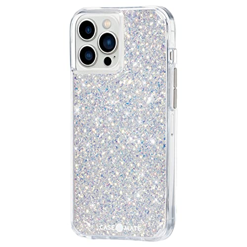 Case Mate Clear Twinkle MagSafe Compatible iPhone 13 Pro Max Case with Sparkling Stardust Design - Perfect for Everyday Protection & Wireless Charging