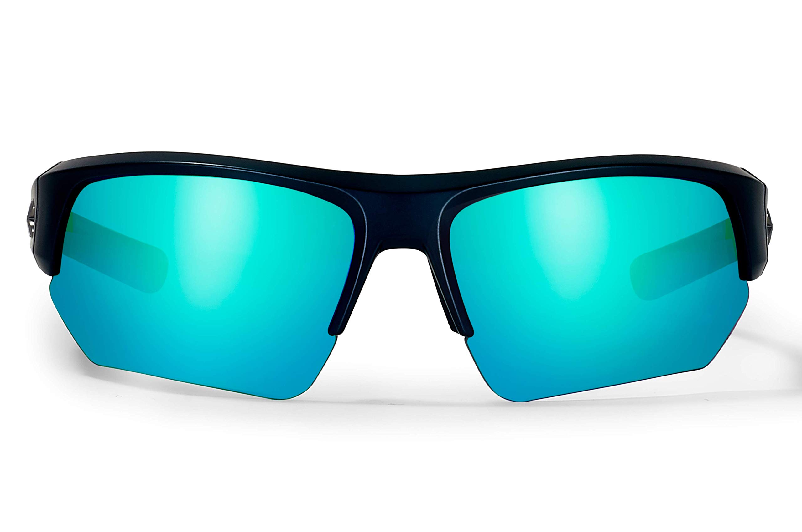 Under Armour UA Big Shot Wrap Sunglasses for Men & Women - Polarized Sports Sunglasses for Running, Cycling, Fishing - UV Protection & Anti-Glare Lenses