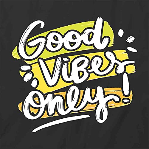 Good Vibes Only Graphic T-Shirt for Men & Women | Soft Cotton Printed Tee | Casual Streetwear, Music Festival Outfit, Everyday Comfort Wear