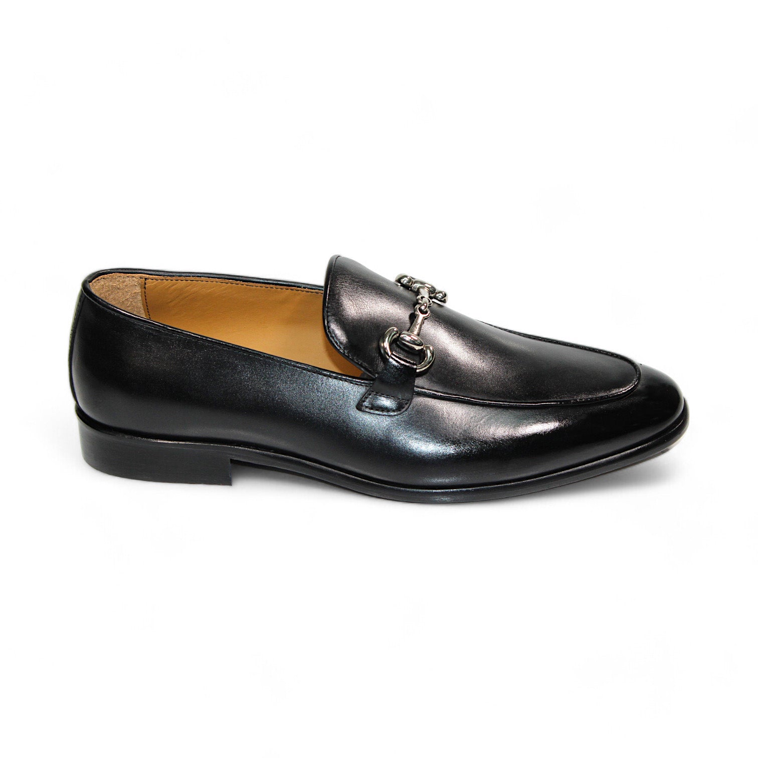 Duca Di Matiste Vasto Men's Leather Dress Shoes - Black Formal Oxfords for Business, Wedding & Special Occasions
