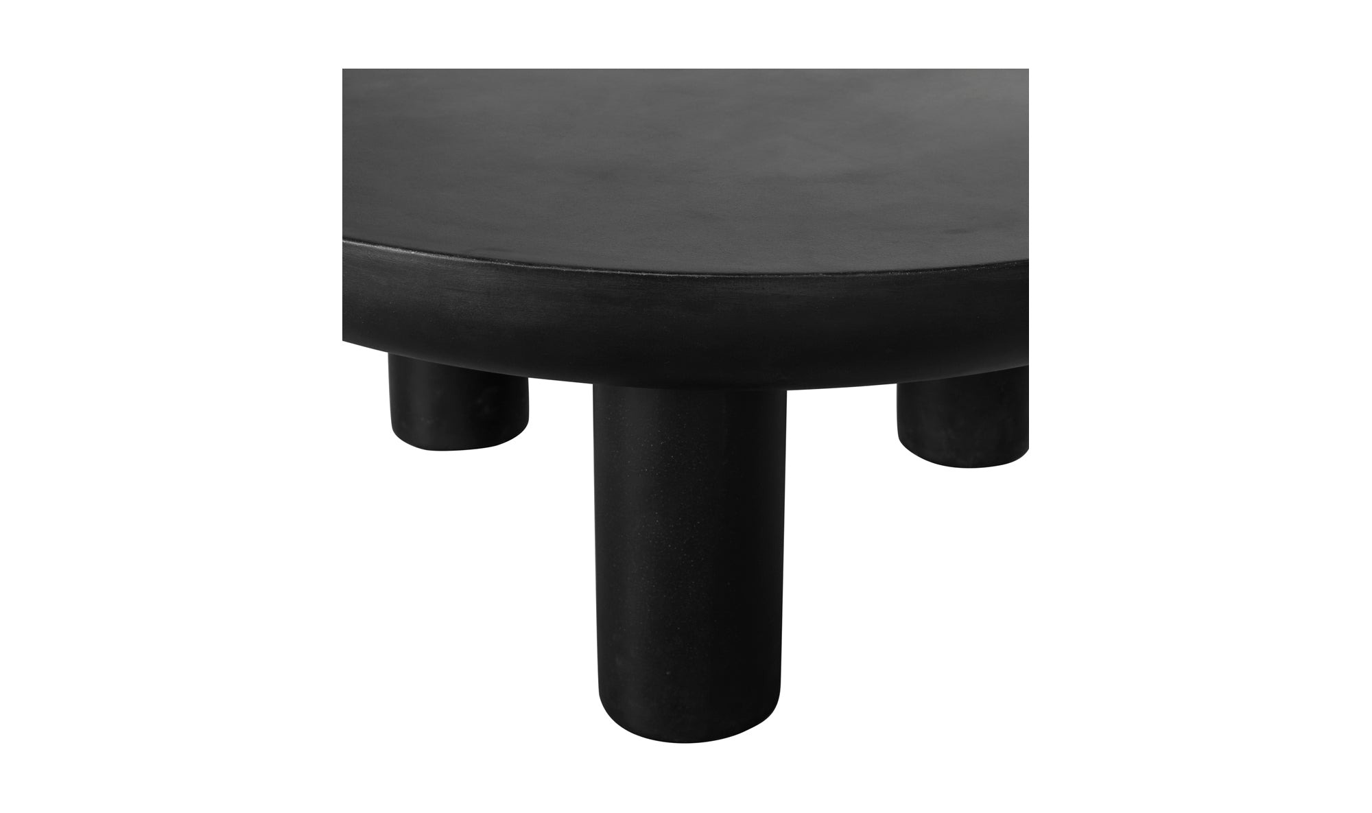 Modern Rocca Black Coffee Table - Stylish & Durable Living Room Furniture for Small Spaces - Perfect for Apartments, Lounges & Home Decor