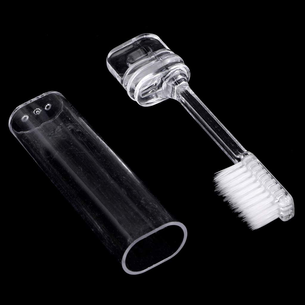 Portable Folding Toothbrush for Travel - Compact & Lightweight Camping Toothbrush with Case | Perfect for Backpacking, Hiking, and Outdoor Adventures
