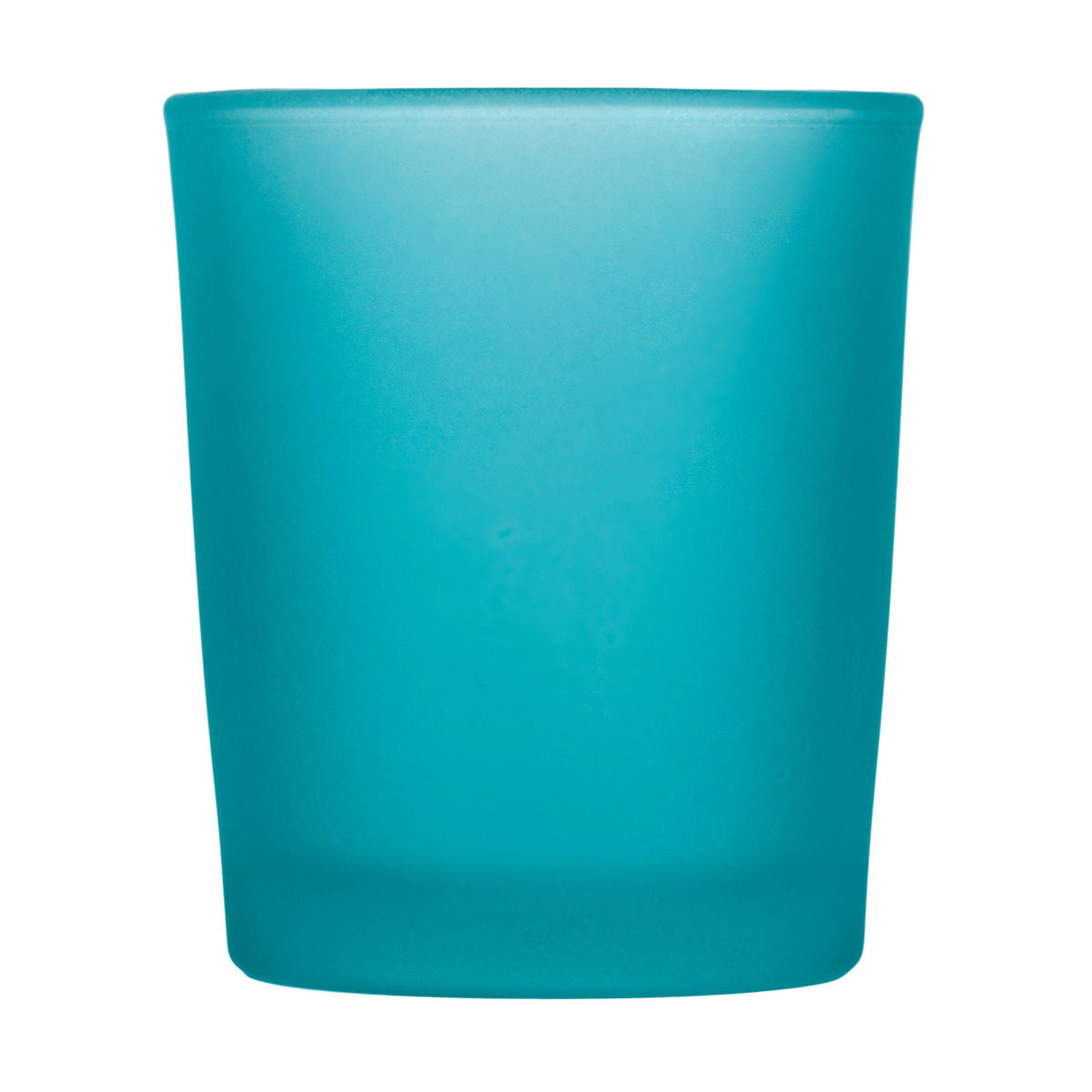 10 Pack Turquoise Frosted Glass Votive Tealight Candle Holders - Elegant Wedding Centerpieces, Christmas Decor, Bridal & Baby Shower Party Supplies - Perfect for Romantic Dinners, Holiday Tablescapes & Special Events