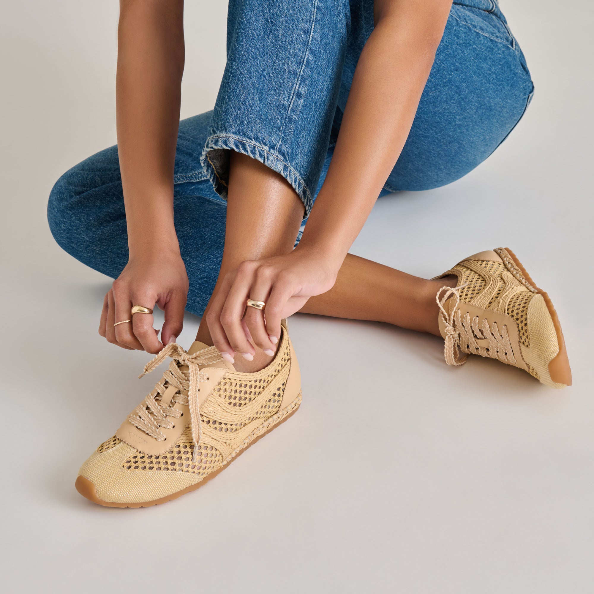 Dream Sneakers LT - Natural Woven Raffia Women's Casual Shoes | Comfortable Summer Slip-Ons for Beach, Vacation & Everyday Wear