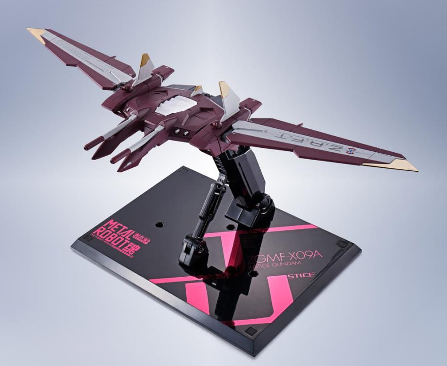 Bandai Metal Robot Spirits Gundam Seed Justice Gundam Action Figure - High-Quality Collectible Model Kit for Anime Fans | Perfect for Display, Gifts & Anime Collections
