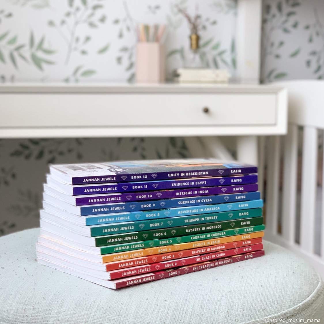 Jannah Jewels Complete 12-Book Islamic Chapter Book Set for Muslim Kids - Diverse Children's Book Series | Perfect for Bedtime Stories, Islamic Education & Multicultural Learning