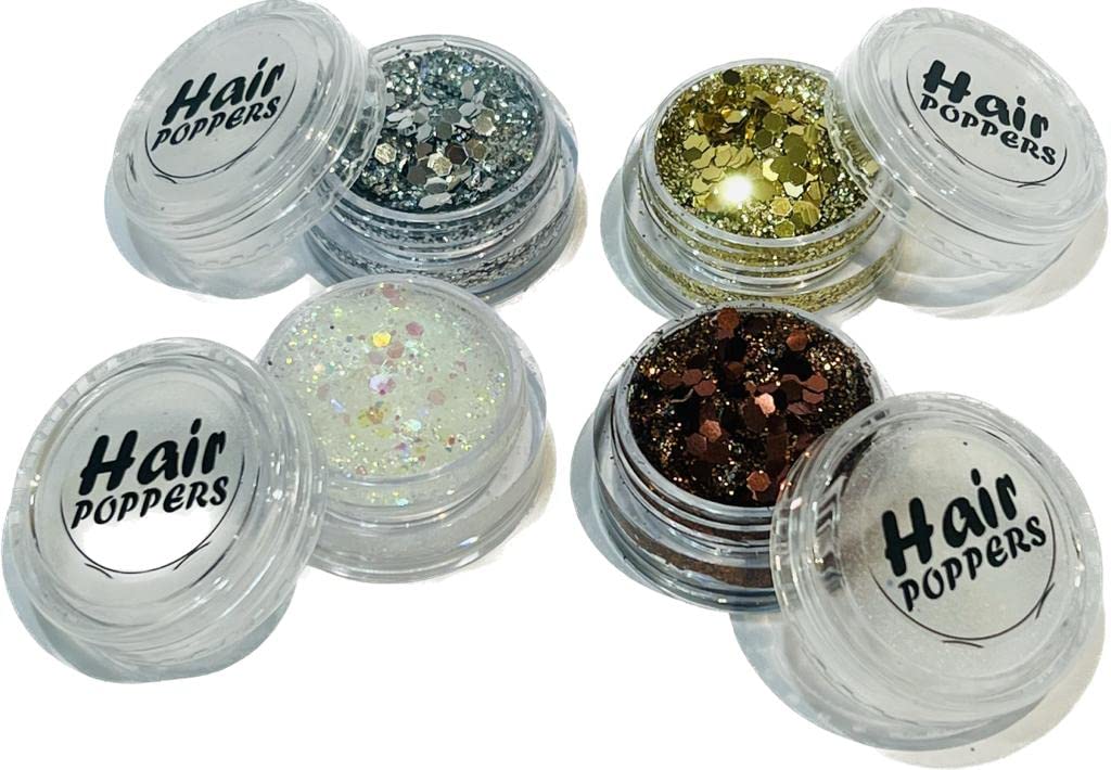 Sparkling Hair Glitter for Shiny Hair - Perfect for Weddings, Parties & Special Occasions | Long-Lasting Glam Makeup Accessory