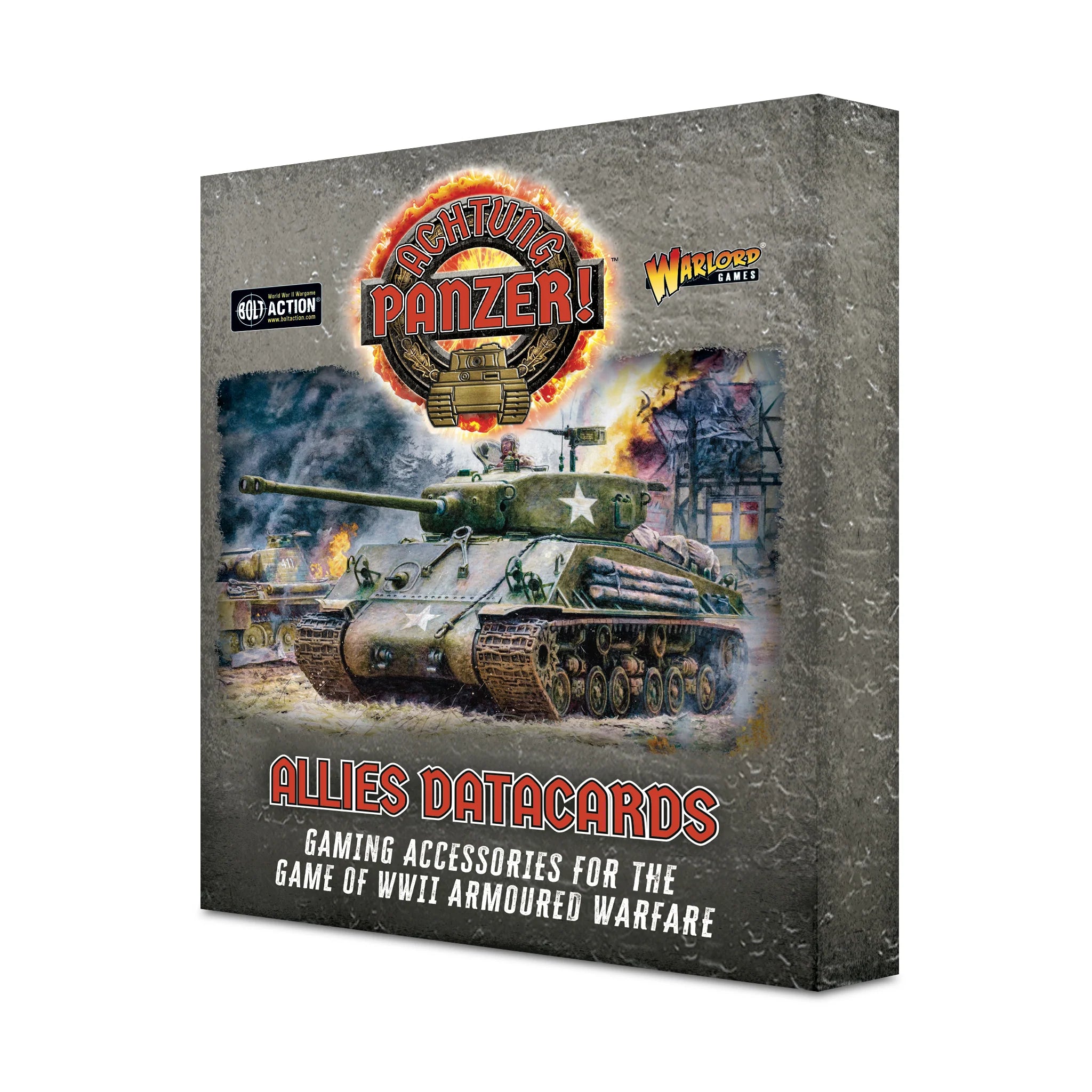 Achtung Panzer! Allies Card Game - 42 Strategy Cards for WWII Board Games & Historical War Gaming Enthusiasts