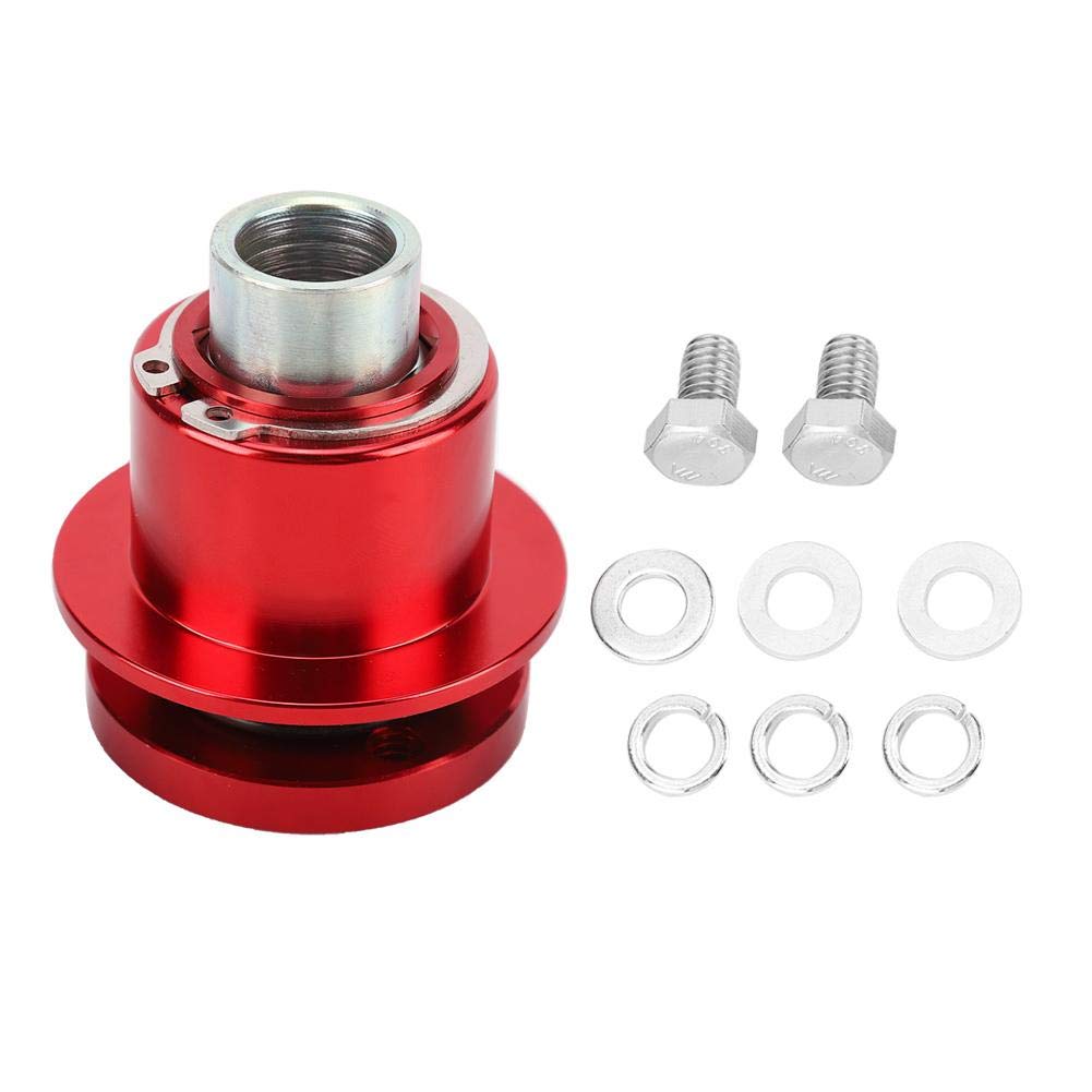 10Pcs Quick Release Steering Wheel Hub Adapter Kit - 360° Rotation, Universal Fit for 310-101 Models (Red) - Perfect for Racing, Drifting & Car Upgrades