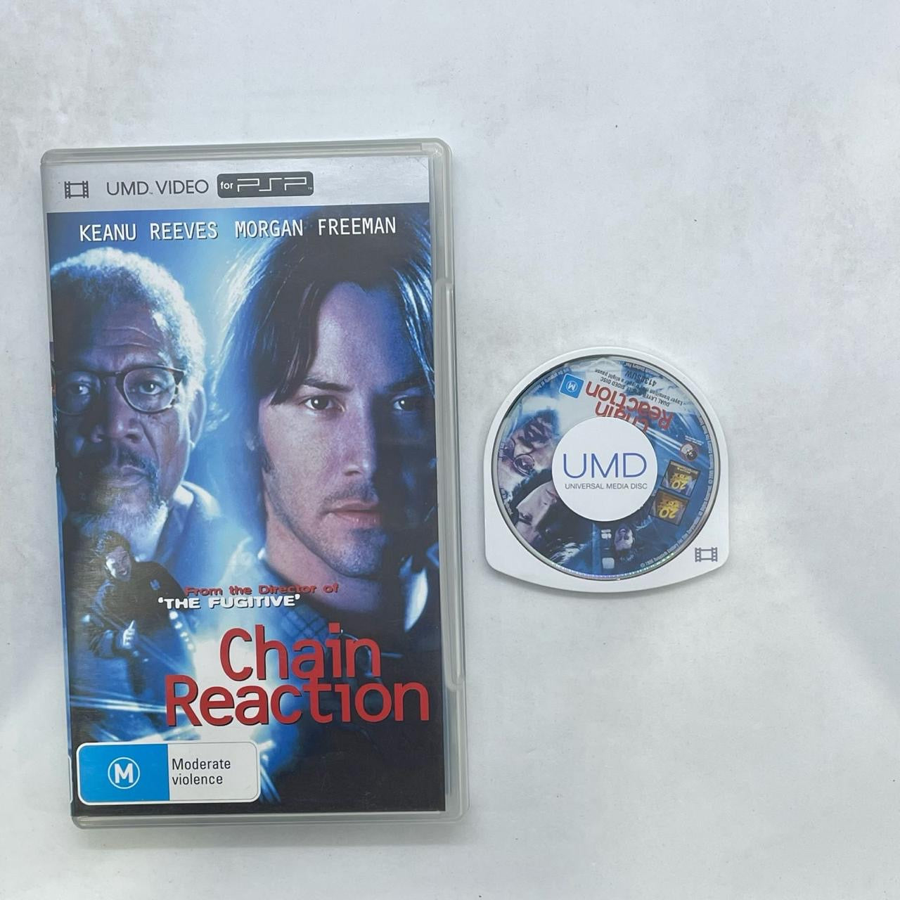 Chain Reaction UMD Movie for Sony PSP Playstation Portable - Portable Gaming & Entertainment on the Go