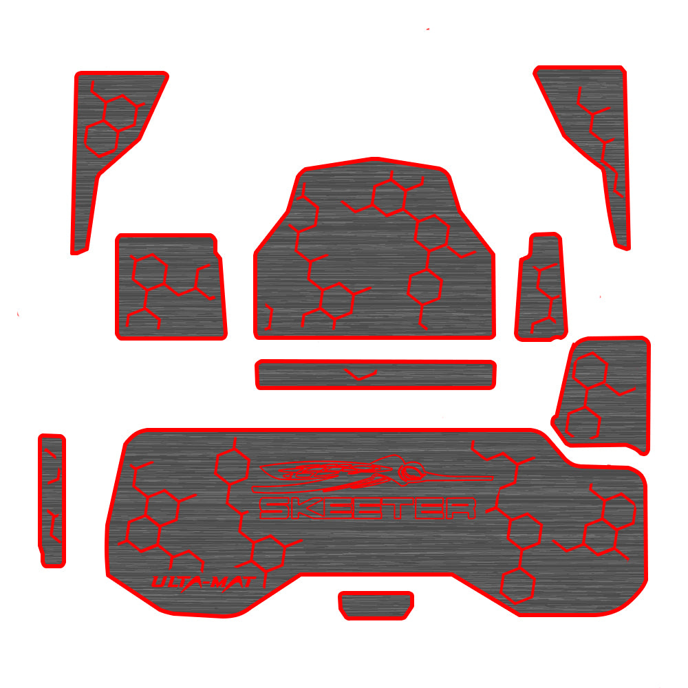 2020+ SKEETER FXR ULTA MAT COCKPIT KIT - Non-Slip Boat Flooring for Enhanced Safety & Comfort - Perfect for Fishing, Boating & Marine Adventures
