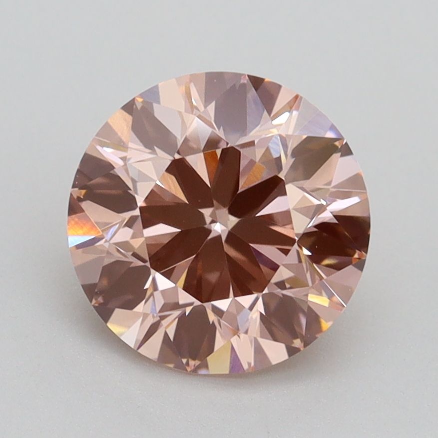 2.00 Carat Round Cut Fancy Pink Diamond Ring - Elegant Engagement & Wedding Jewelry for Women - Perfect for Proposals, Anniversaries & Special Occasions