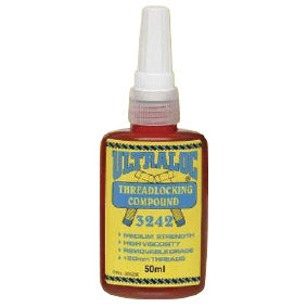 Ultraloc Threadlocker 3242 High Strength Adhesive - 10ML Bottle for Metal Fasteners | Secure Bolts, Nuts & Screws in Automotive, Machinery & DIY Projects