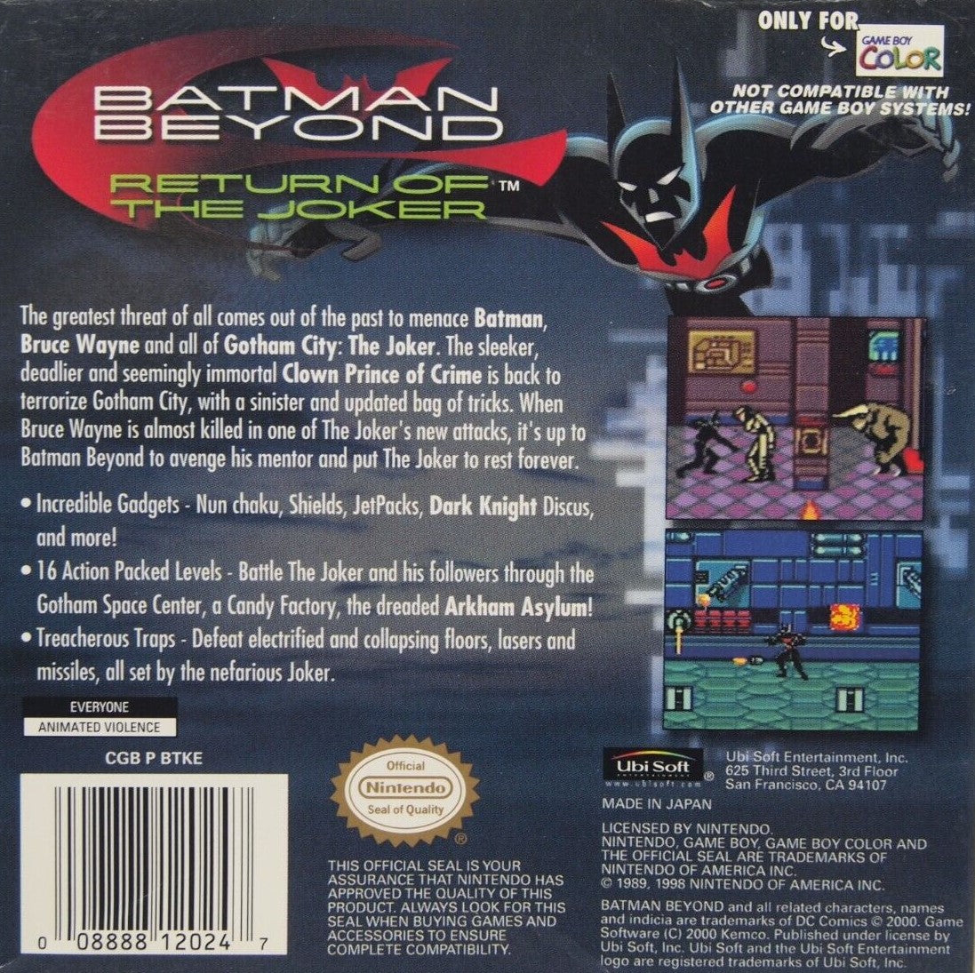 Batman Beyond: Return of the Joker - DC Comics Action Figure | Collectible Superhero Toy for Fans & Display | Perfect for Gifts, Collections, and Cosplay