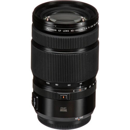 FUJIFILM GF 45-100mm f/4 R LM OIS WR Lens - Professional Medium Format Zoom Lens for Portraits, Landscapes & Travel Photography | Weather-Resistant Design
