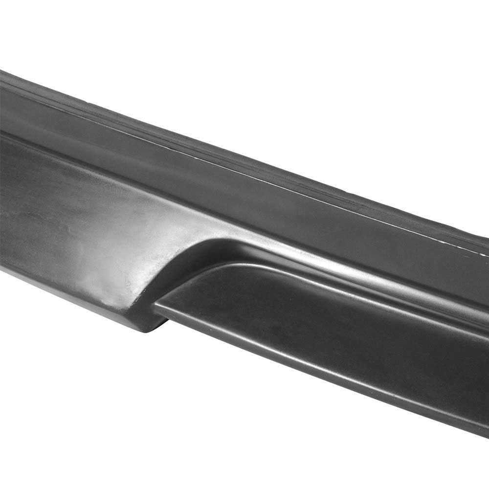 IKON MOTORSPORTS PU Front Bumper Lip Spoiler Splitter for 1999-2004 Volkswagen Jetta MK4 (2000 2001 2002 2003 Models) - Enhance Aerodynamics & Sporty Look for Street Racing & Car Shows