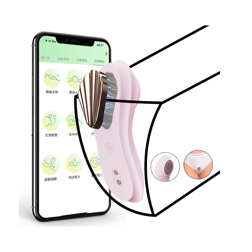 Wireless APP Controlled Double Motor Mini Panty Vibrator for Women - Clit Stimulator & G-Spot Massager, Rechargeable Magnetic Vibrating Sex Toy for Couples Play & Solo Pleasure