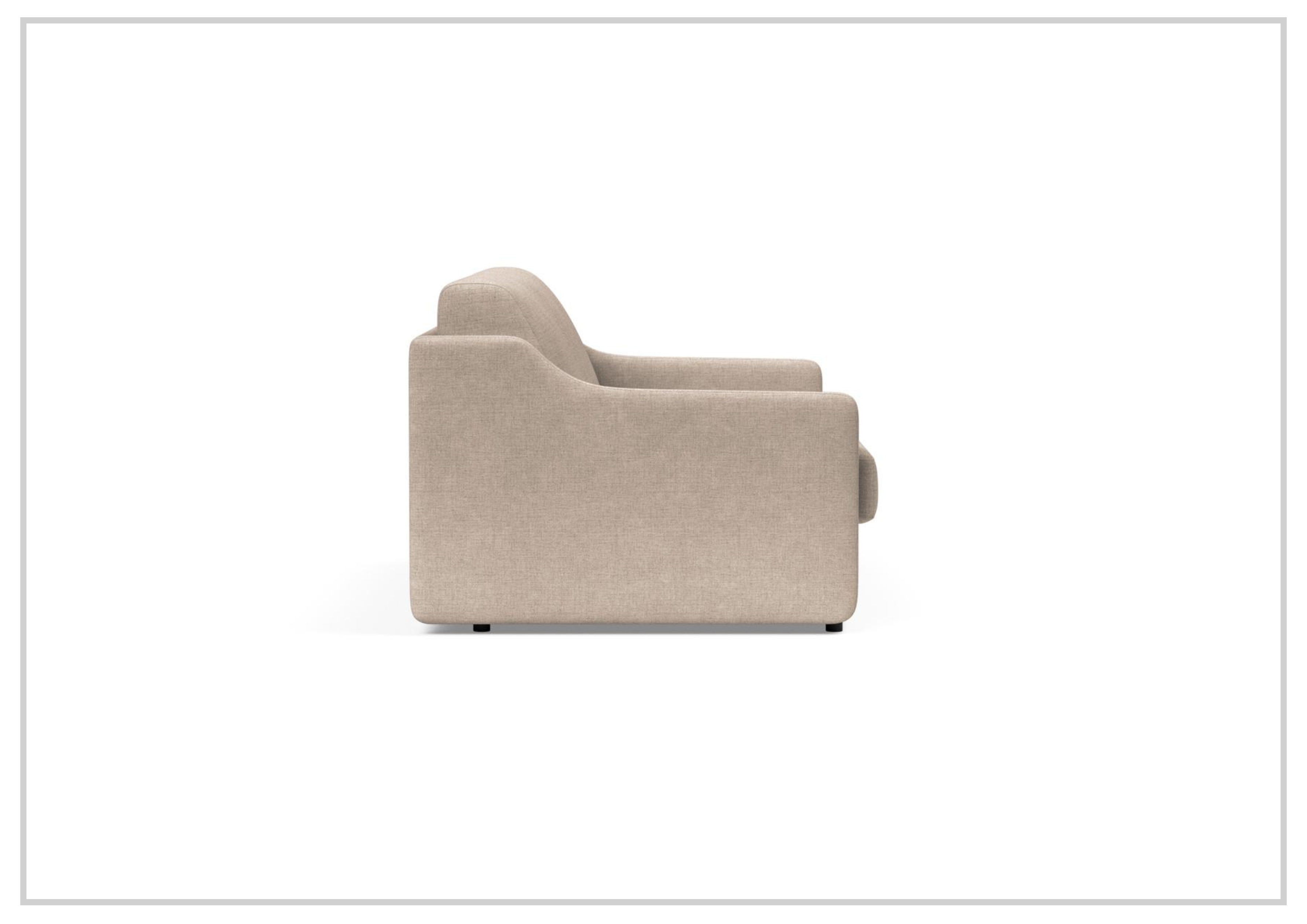 Innovation Living Carnell Fabric 2-Seater Queen Size Sofa Bed - Convertible Sleeper Sofa for Small Spaces, Guest Room & Apartment Living