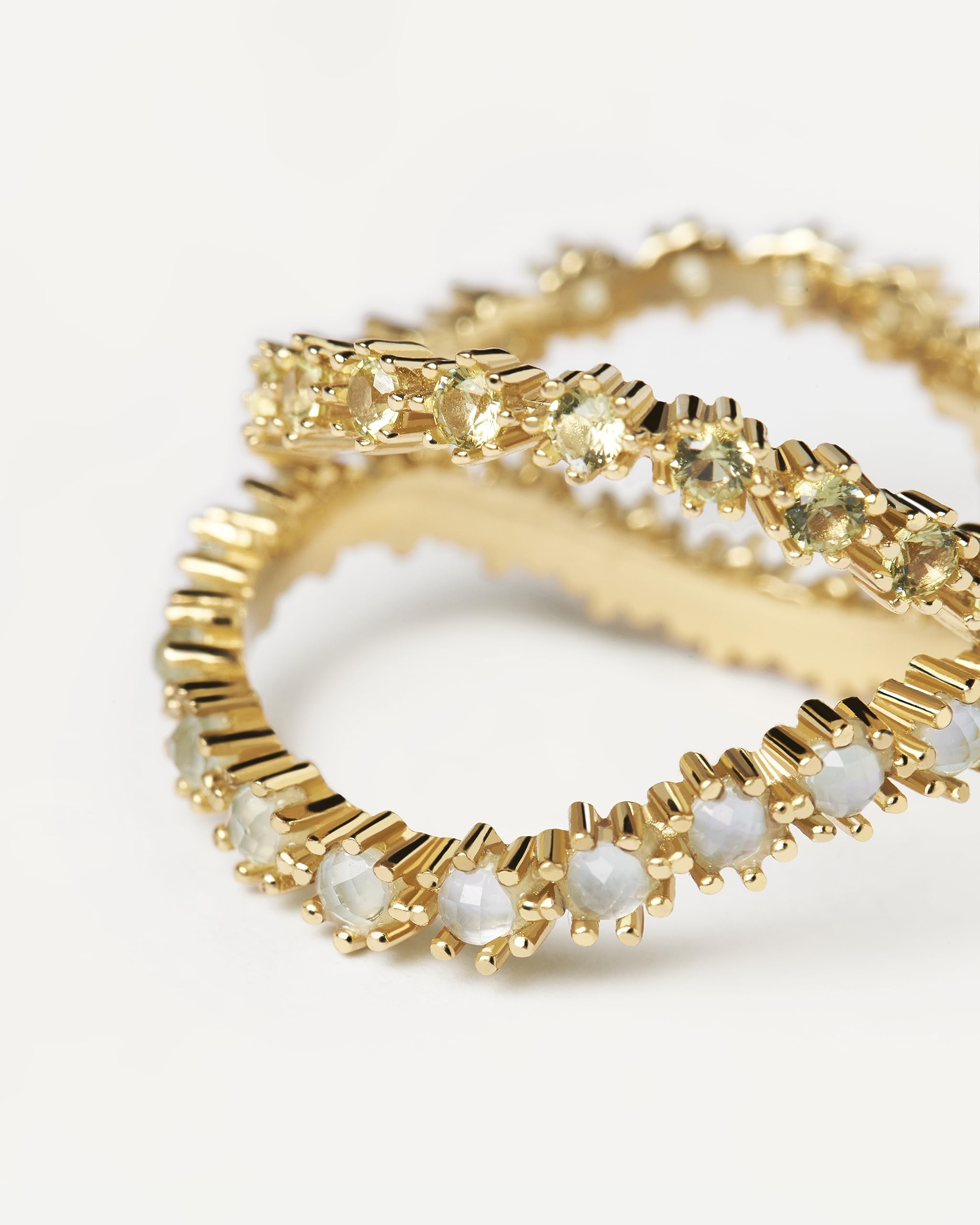 Kara Rings for Women - Elegant Gold & Silver Stackable Rings Set | Perfect for Everyday Wear, Gifts & Special Occasions