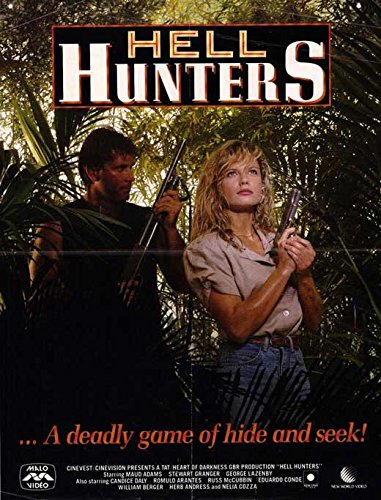 Hell Hunters 1986 Movie Poster - 27x40 Inches (69x102cm) Classic Vintage Film Wall Art - Perfect for Home Theater, Man Cave & Movie Collector Decor