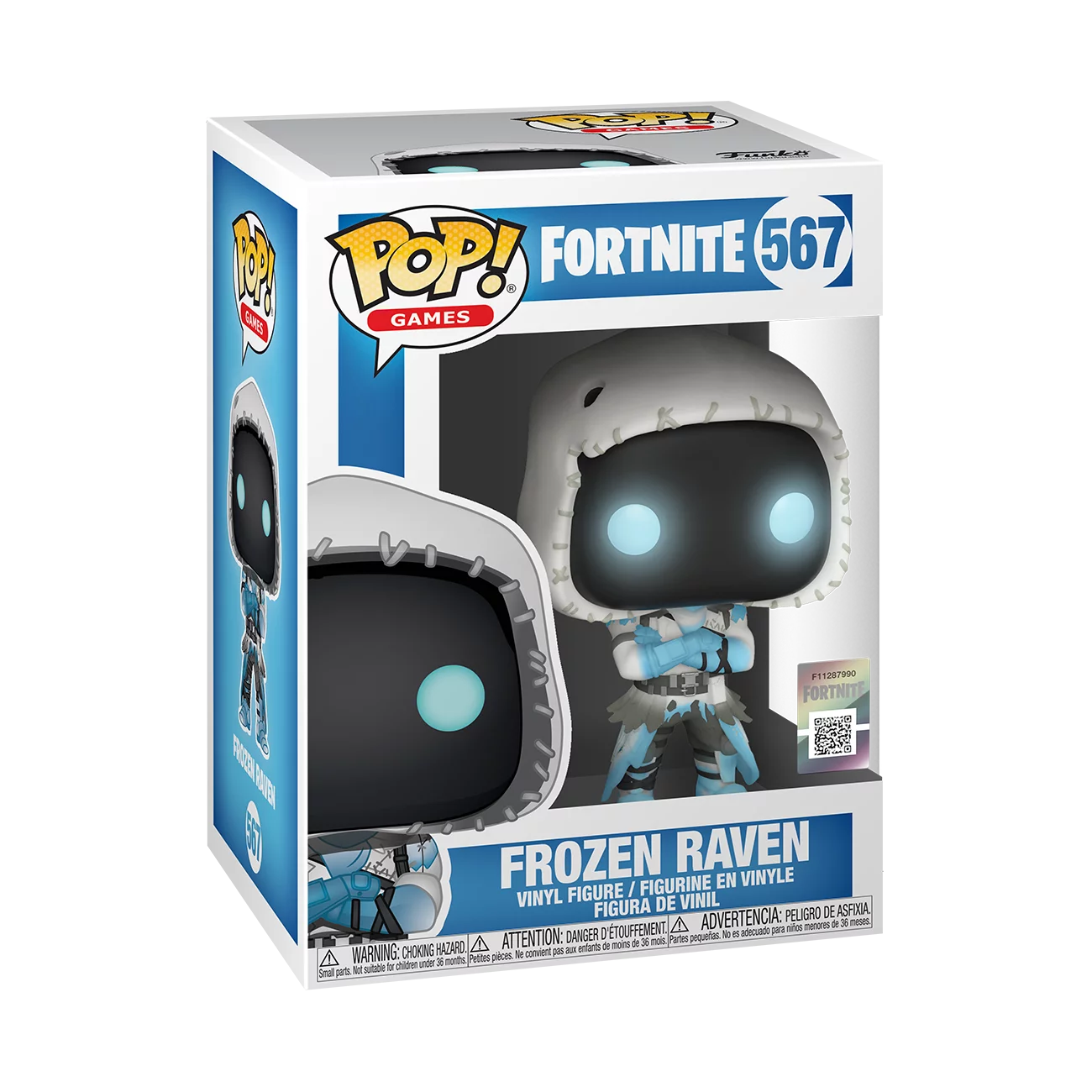 Fortnite Frozen Raven #567 Action Figure - Collectible Gaming Merchandise for Fans | Perfect for Display, Gifts, and Cosplay