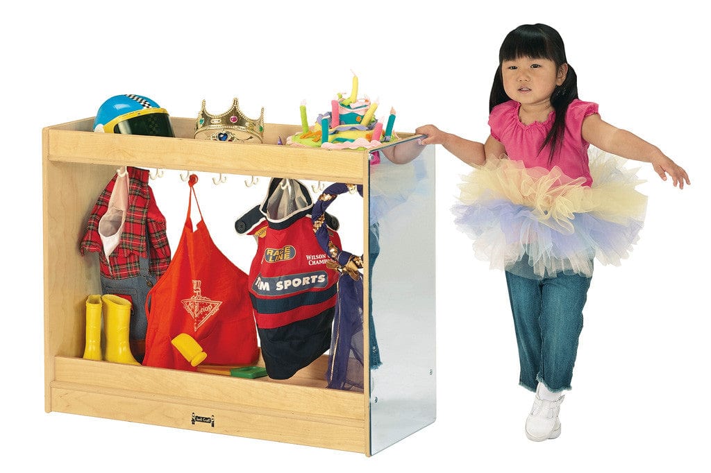 Jonti Craft Preschool Dress Up Island Costume Storage - Organize Kids' Pretend Play Clothes & Accessories for Daycare, Classroom, and Home Playroom
