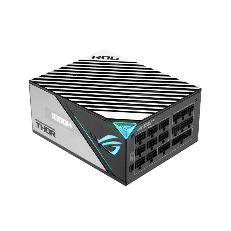 ASUS ROG THOR 1000W Platinum Certified Fully Modular Power Supply - 80 Plus Platinum Efficiency for Gaming PCs & High-End Workstations