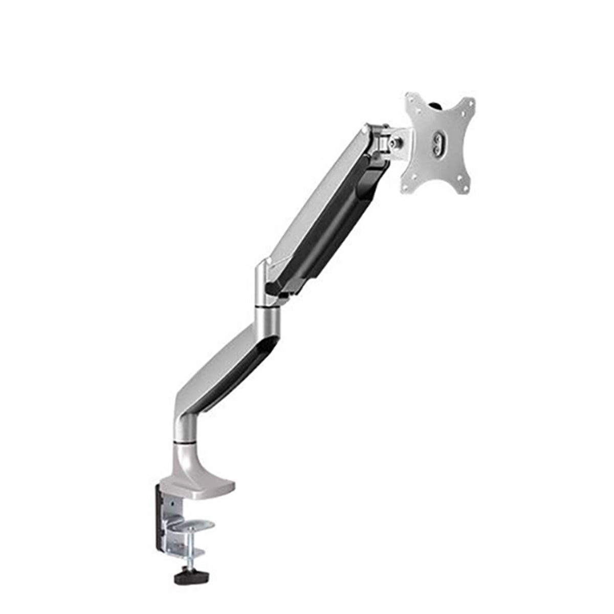 Brateck DTM10 C012 Aluminum Adjustable Single Monitor Arm for 13-32 Inch Screens - Ergonomic Desk Mount for Home & Office Workspaces
