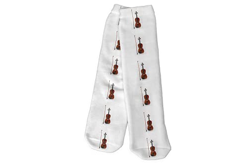 SpreadPassion Viola 2 Socks - Soft & Ultra-Comfortable Novelty Socks for Women - Perfect Birthday Gift, Holiday Present & Casual Wear for Everyday Comfort