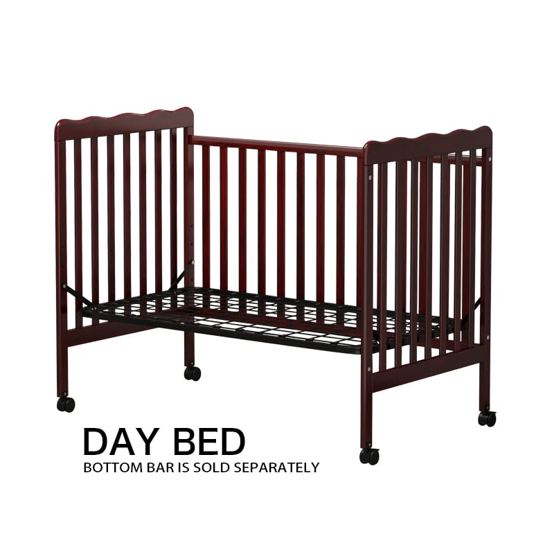 3-in-1 Convertible Crib to Toddler Bed & Full Size Bed Frame - Safe Baby Crib for Nursery | Perfect for Small Spaces & Growing Kids | Mattress Not Included