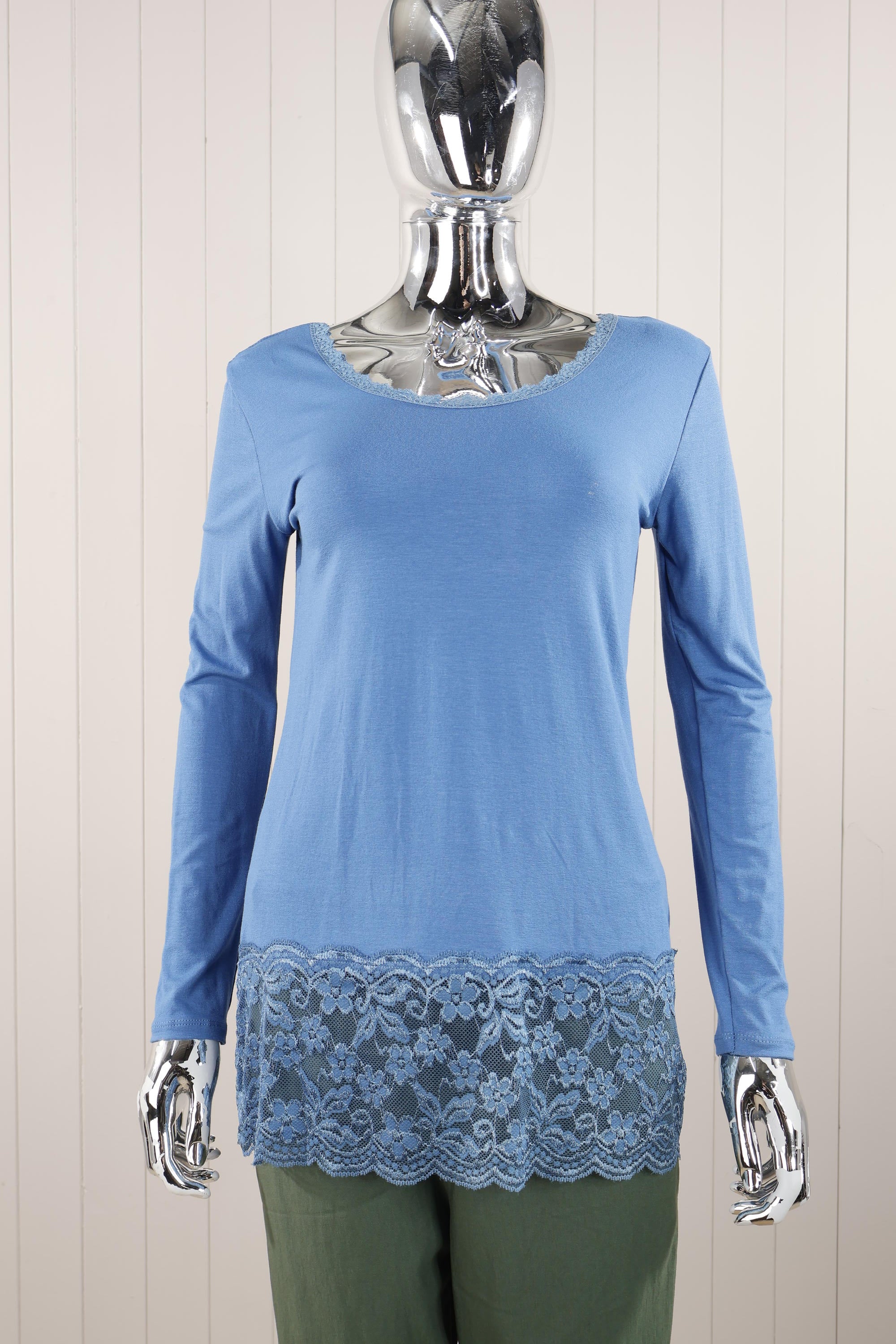 Elegant Lace Trim Sleeved Blouse for Women - Perfect for Office Wear, Date Nights & Special Occasions