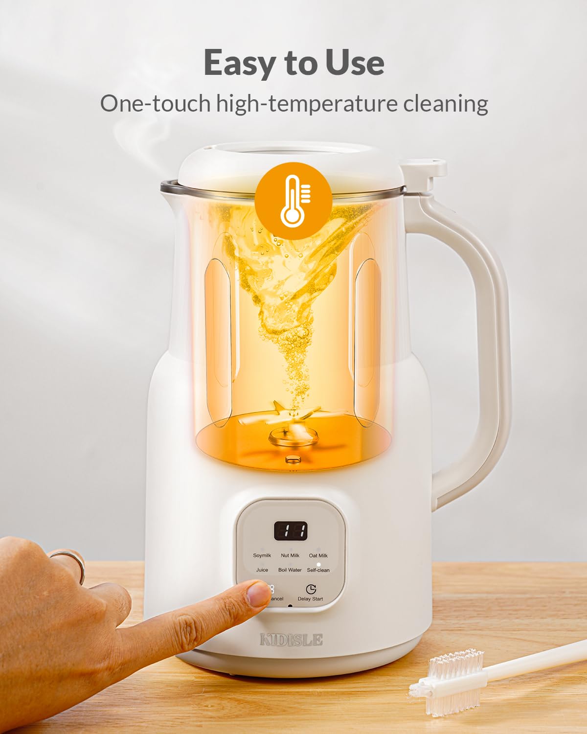 6-in-1 Automatic Nut Milk Maker Blender - 20oz for Homemade Almond, Soy, Oat, Coconut & Plant-Based Milks | Non-Dairy Beverage Machine with Delay Start, Keep Warm, Boil Water & Self-Cleaning | Perfect for Vegan, Keto & Healthy Lifestyles | Kitchen Essential for Smoothies, Lattes & Creamy Drinks
