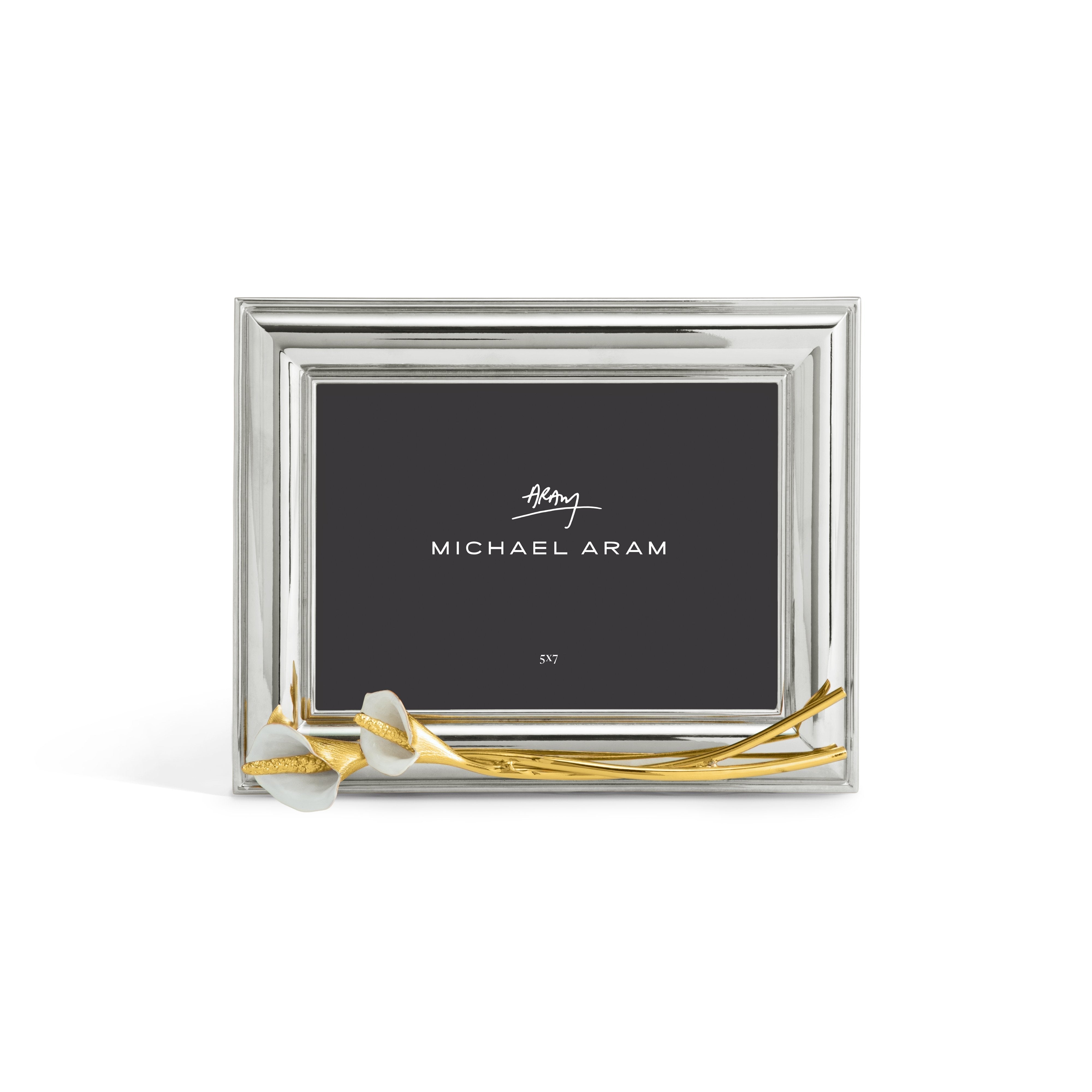 Elegant Calla Lily Picture Frame - Perfect for Wedding, Anniversary & Home Decor - Wall Mount or Tabletop Display