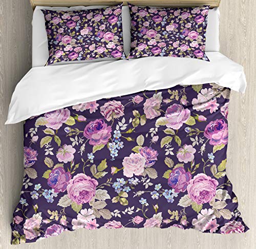 Eggplant Lilac Pale Blue