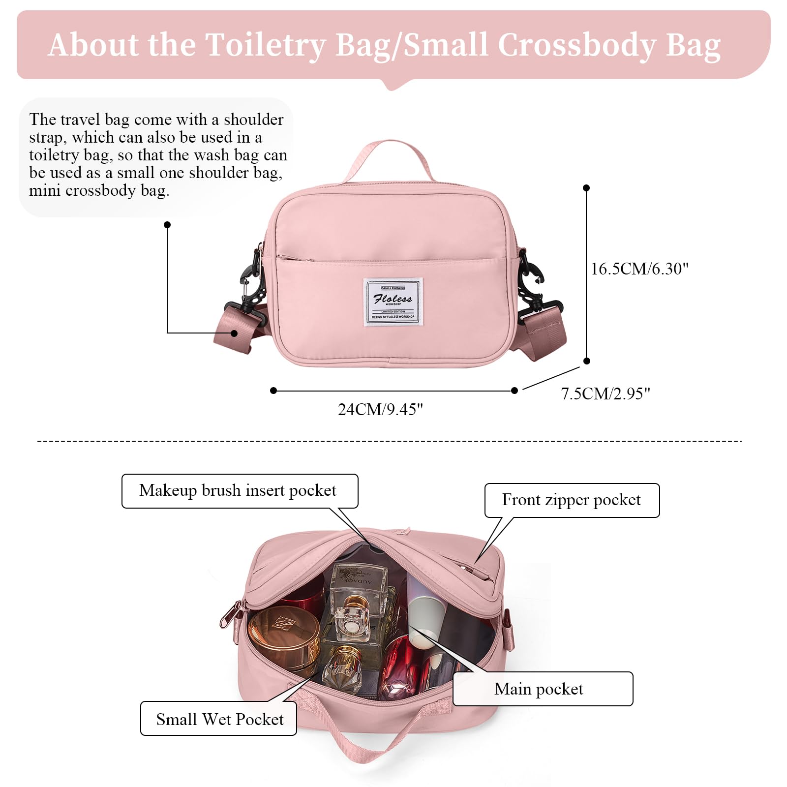 Best Weekender Bags for Women - Stylish Travel Duffel with Shoe Compartment & Toiletry Bag - Perfect for Overnight Trips, Gym, Work & Weekend Getaways
