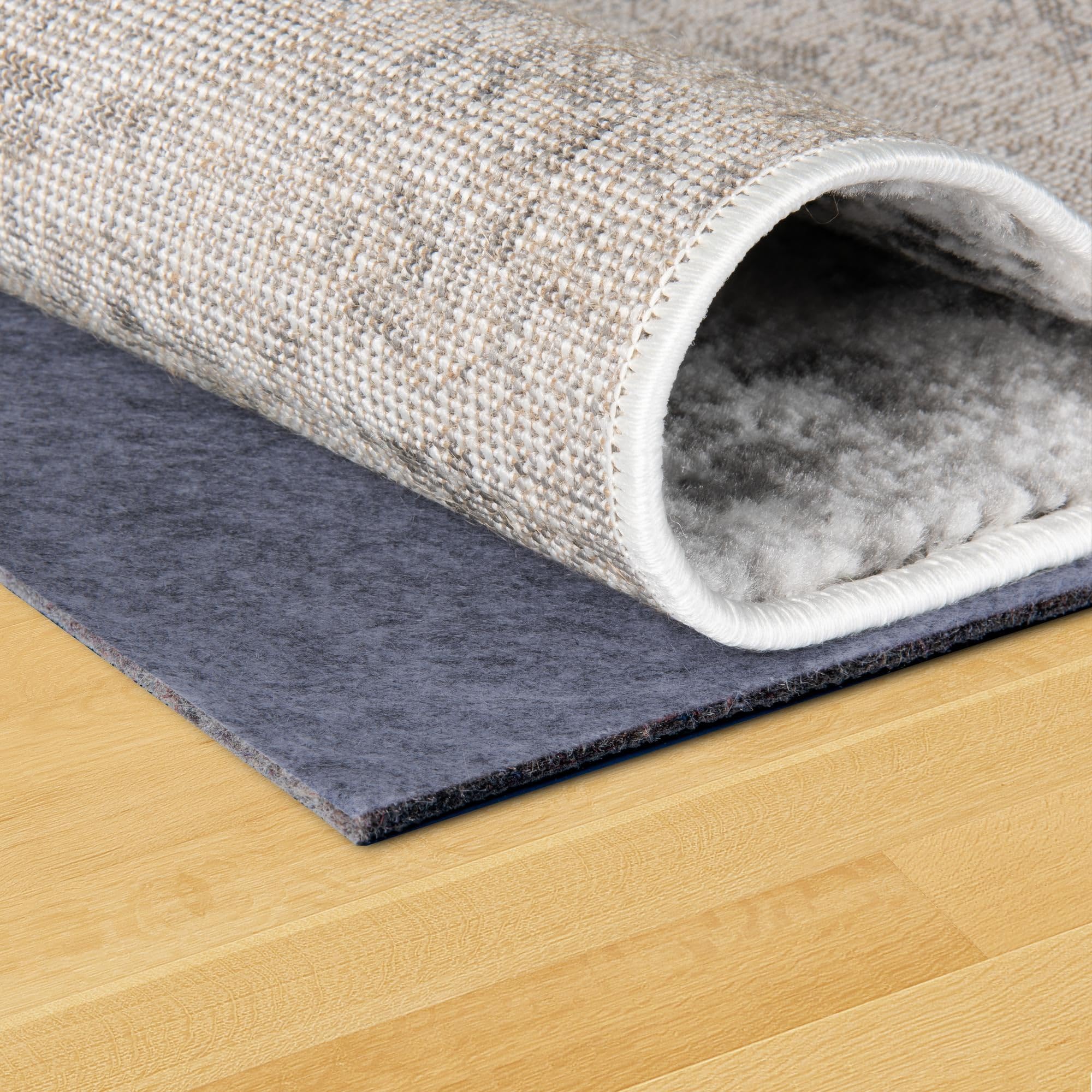 Unique Loom Uni-Luxe Dual Surface Felt & Rubber Non-Slip Rug Pad 1/4