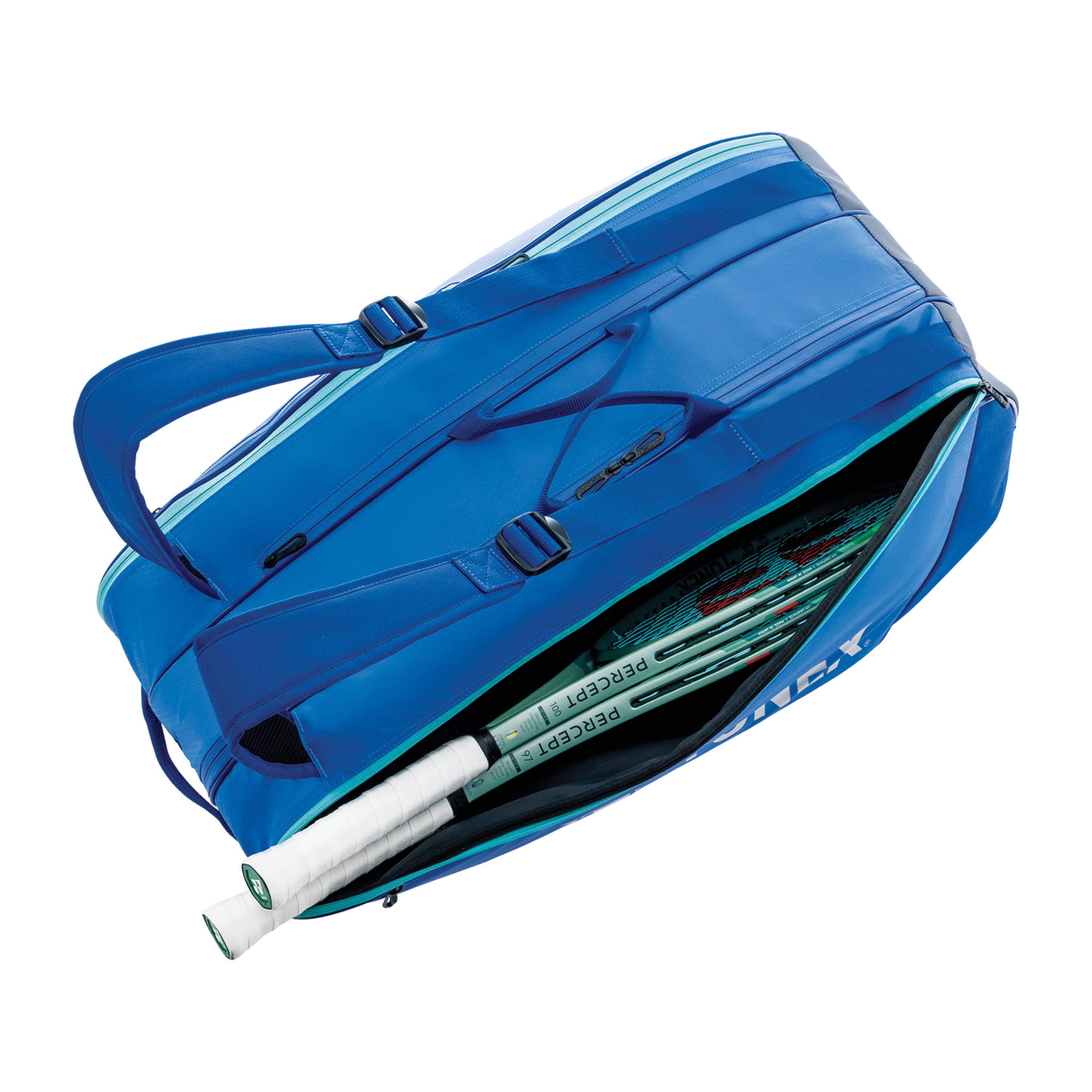 Yonex Team Series Badminton Tennis Sports Bag 9-Piece Set BA42529EX Blast Blue - Perfect for Gym, Court & Travel Accessories Storage