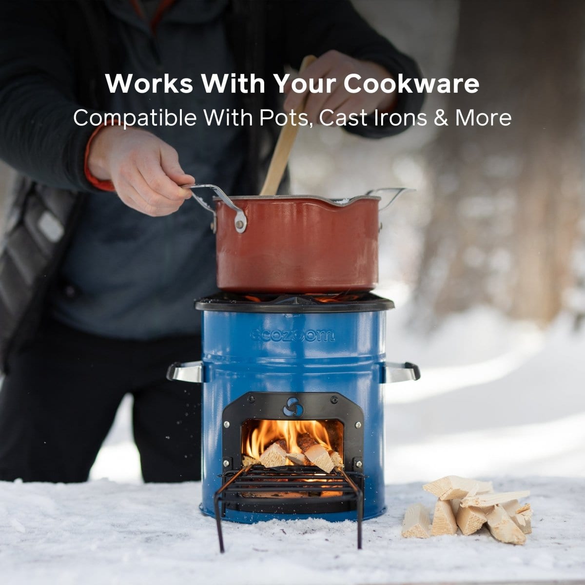 EcoZoom Dura Camping Stove - Portable Outdoor Wood Burning Stove for Backpacking, Hiking & Emergency Preparedness
