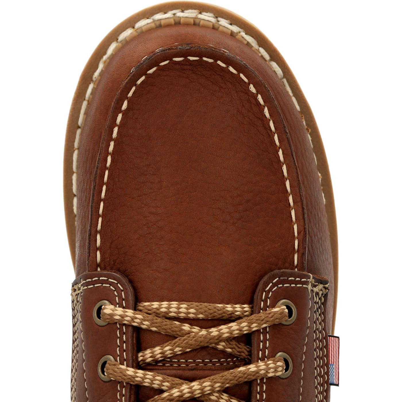 Georgia Boot Men's Wedge Moc Toe Work Boots - Size 13 Wide (13W) - Durable Safety Shoes for Construction, Landscaping & Outdoor Work