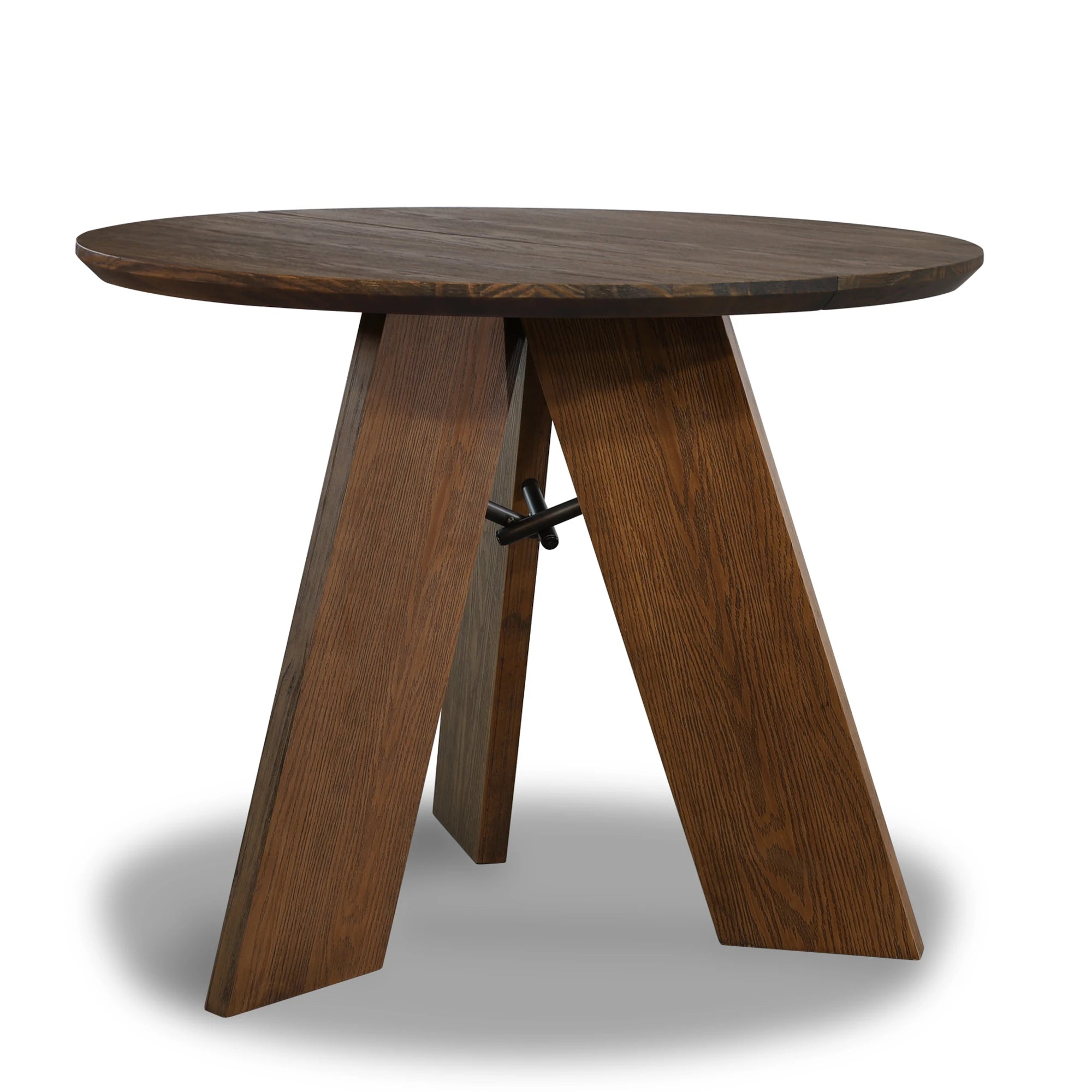 Stylish Cascais Round Dining Table - Modern Wooden Kitchen Table for 4-6 People | Perfect for Small Spaces, Breakfast Nooks & Cozy Family Meals