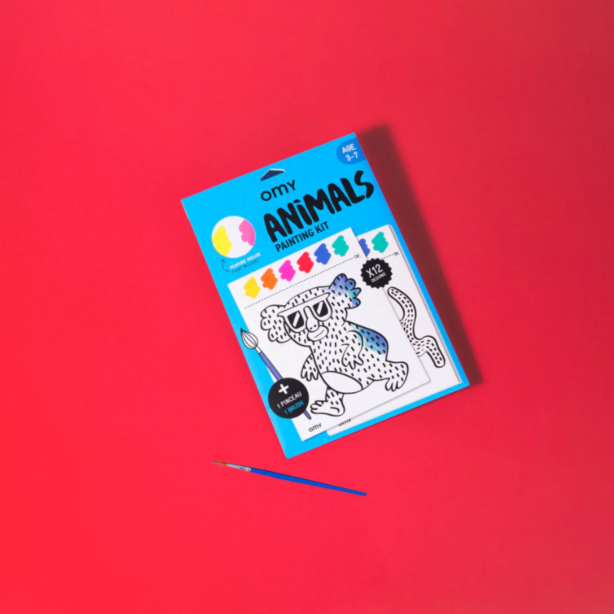 Animals Paint Kit for Kids - Non-Toxic & Washable Art Supplies for Creative Fun - Perfect for Birthday Gifts, Classroom Activities & Family Bonding Time