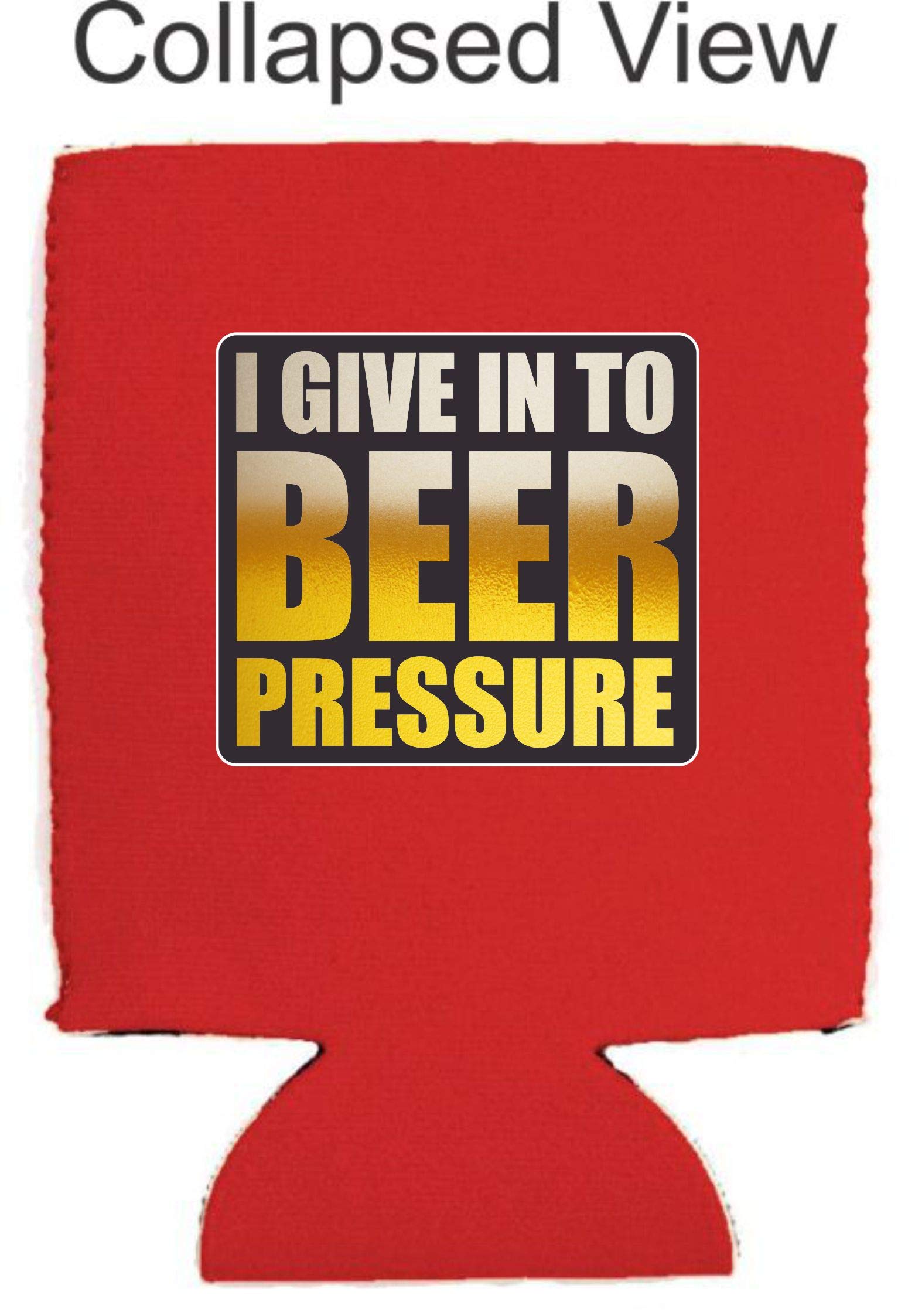 Premium Beer Pressure Magnetic Can Cooler (Red, 2 Pack) - Keep Drinks Cold for Hours, Perfect for Parties, BBQs, and Outdoor Adventures