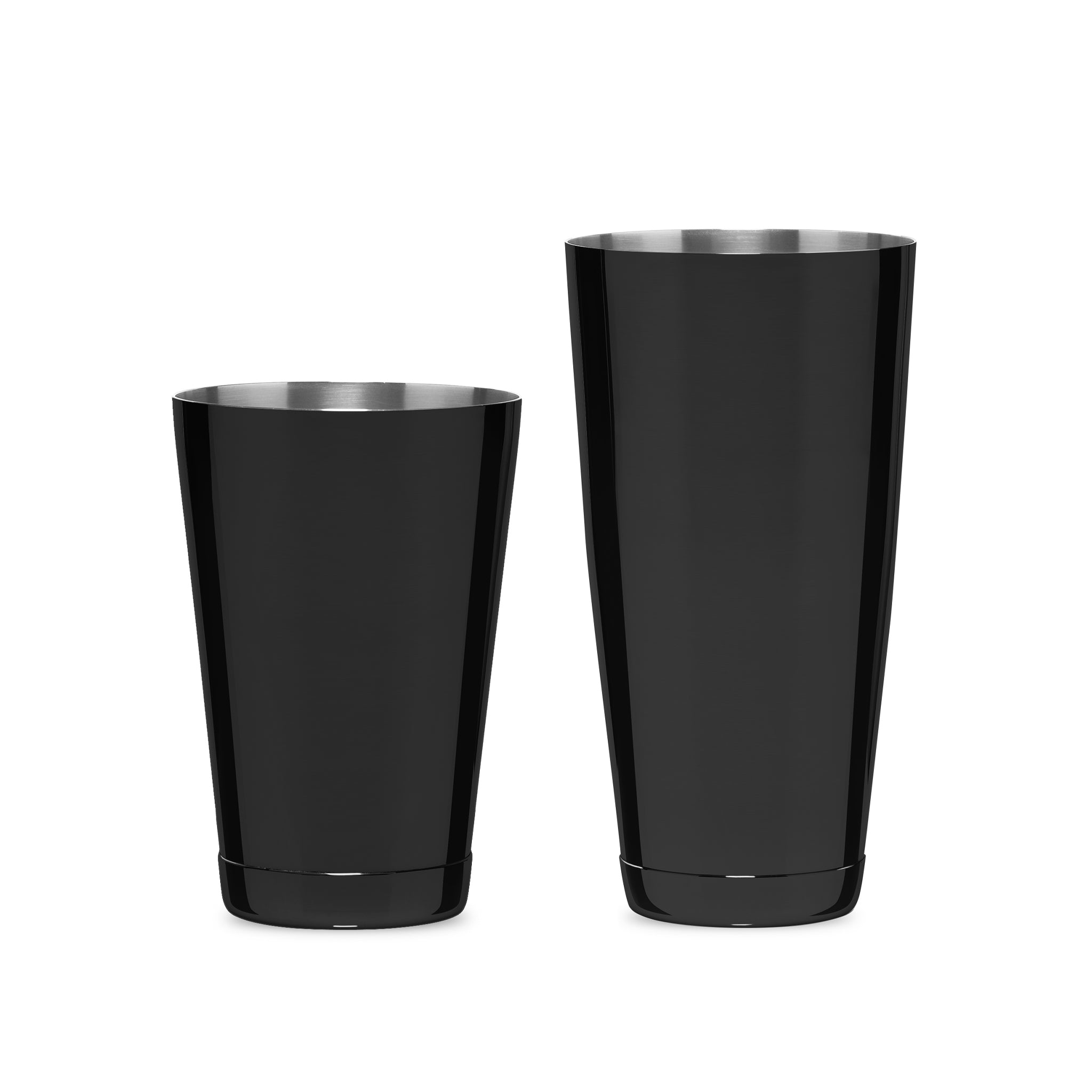 Premium KORIKO® Weighted Cocktail Shaking Tins Set - Gunmetal Black | Barista & Mixologist Tools for Professional Bartending & Home Bar Use